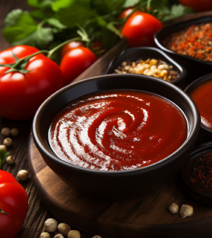 El método para hacer salsa de tomate
