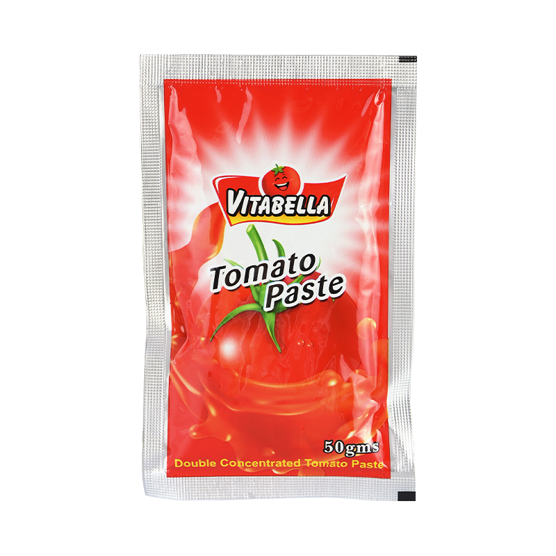 50 g de pasta de tomate de bolsillo de bolsillo doble concentrada